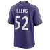Ray Lewis Baltimore Ravens Nike Team Retired Player Game Jersey Purple