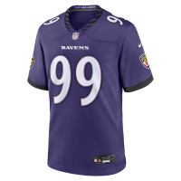 Rayshaun Benny Baltimore Ravens Nike Team Game Jersey Purple