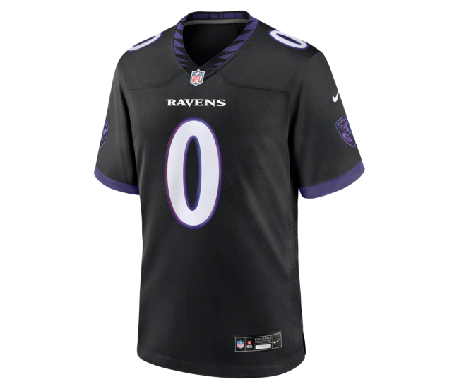 Roquan Smith Baltimore Ravens Nike Alternate Game Jersey Black
