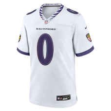 Roquan Smith Baltimore Ravens Nike Game Jersey White Roquan Smith Baltimore Ravens Nike Game Jersey White