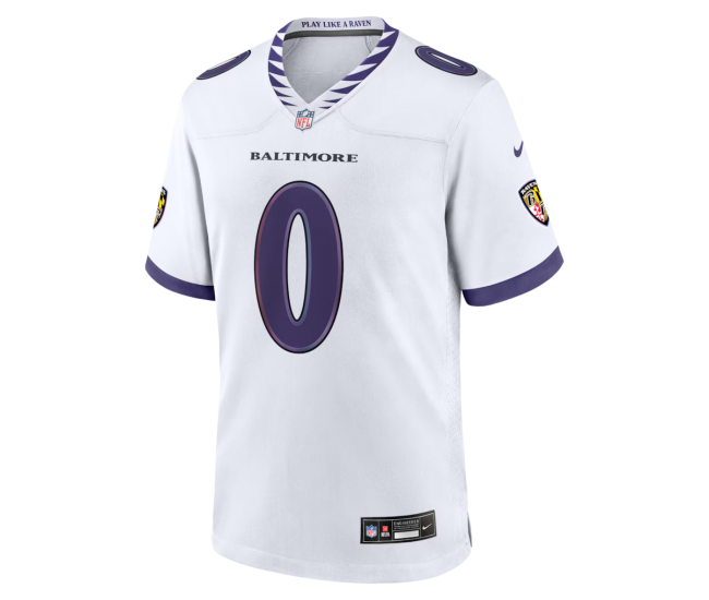 Roquan Smith Baltimore Ravens Nike Game Jersey White