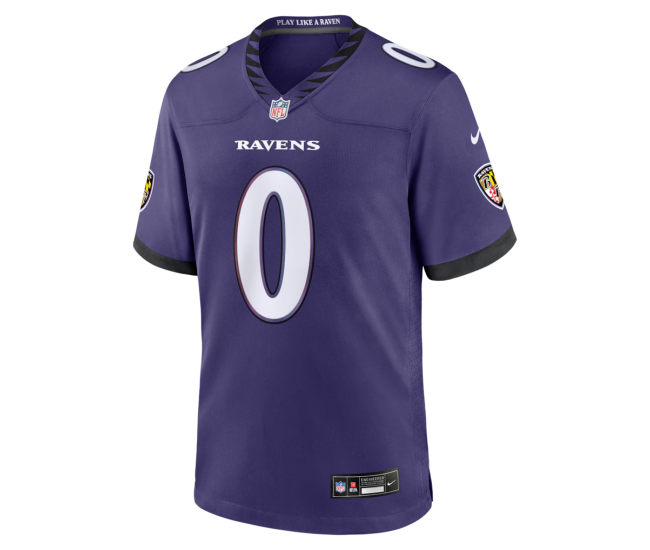 Roquan Smith Baltimore Ravens Nike Team Game Jersey Purple