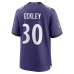 Ryan Eckley Baltimore Ravens Nike Team Game Jersey Purple
