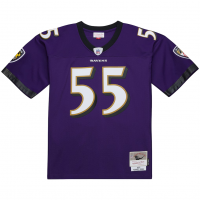Terrell Suggs Baltimore Ravens Mitchell & Ness 2003 Legacy Replica Jersey Purple