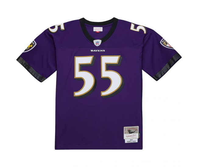 Terrell Suggs Baltimore Ravens Mitchell & Ness 2003 Legacy Replica Jersey Purple