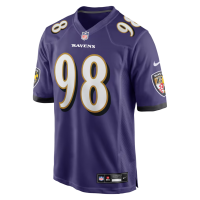 Tony Siragusa Baltimore Ravens Nike Game Retired Player Jersey Purple