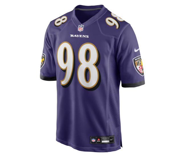 Tony Siragusa Baltimore Ravens Nike Game Retired Player Jersey Purple