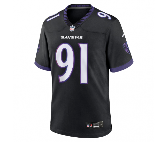 Trey Hendrickson Baltimore Ravens Nike Alternate Game Jersey Black