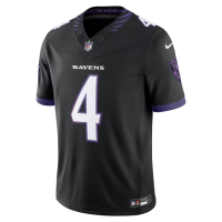 Zay Flowers Baltimore Ravens Nike Alternate Alternate Vapor F.U.S.E. Stitched Limited Jersey Black