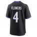 Zay Flowers Baltimore Ravens Nike Alternate Game Jersey Black