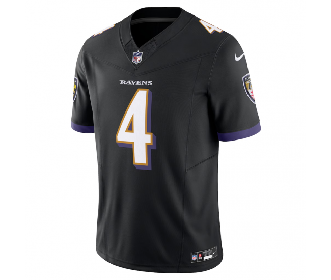 Zay Flowers Baltimore Ravens Nike Alternate Vapor F.U.S.E. Limited Jersey Black