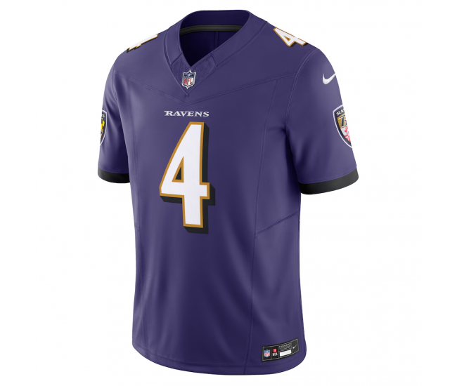 Zay Flowers Baltimore Ravens Nike Vapor F.U.S.E. Limited Jersey Purple
