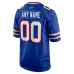 Buffalo Bills Nike Custom Game Jersey Royal