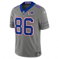 Dalton Kincaid Buffalo Bills Nike Nickel City Vapor F.U.S.E. Stitched Limited Jersey Gray
