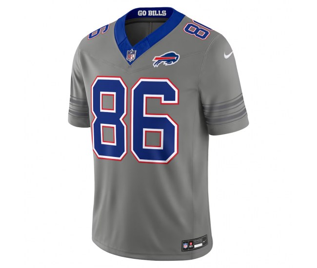 Dalton Kincaid Buffalo Bills Nike Nickel City Vapor F.U.S.E. Stitched Limited Jersey Gray