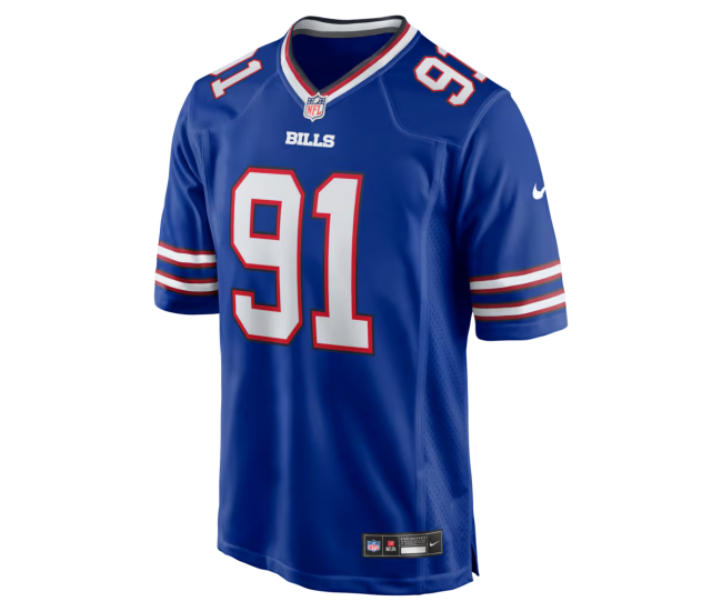 Ed Oliver Buffalo Bills Nike Team Game Player Jersey Royal
