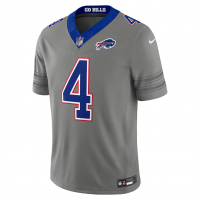 James Cook III Buffalo Bills Nike Nickel City Vapor F.U.S.E. Stitched Limited Jersey Gray