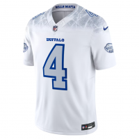 James Cook III Buffalo Bills Nike Rivalries Collection Stitched Limited Jersey White