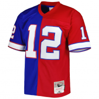 Jim Kelly Buffalo Bills Mitchell & Ness 1990 Split Legacy Replica Jersey Royal Red