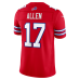 Josh Allen Buffalo Bills Nike Alternate Vapor F.U.S.E. Stitched Limited Jersey Red