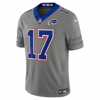 Josh Allen Buffalo Bills Nike Nickel City Vapor F.U.S.E. Stitched Limited Jersey Gray