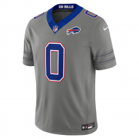 Keon Coleman Buffalo Bills Nike Nickel City Vapor F.U.S.E. Stitched Limited Jersey Gray
