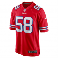 Matt Milano Buffalo Bills Nike Alternate Game Jersey Red