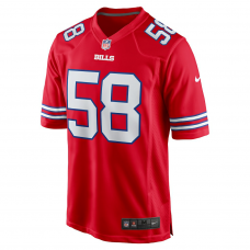 Matt Milano Buffalo Bills Nike Alternate Game Jersey Red Matt Milano Buffalo Bills Nike Alternate Game Jersey Red