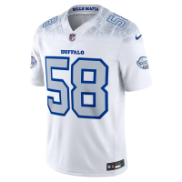 Matt Milano Buffalo Bills Nike Rivalries Collection Stitched Limited Jersey White