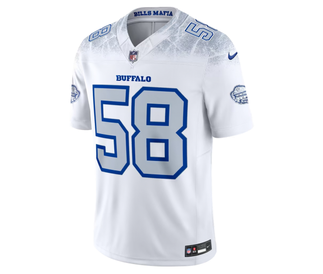 Matt Milano Buffalo Bills Nike Rivalries Collection Stitched Limited Jersey White