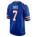 Ray Davis Buffalo Bills Nike Team Game Jersey Royal