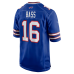 Tyler Bass Buffalo Bills Nike Team Game Jersey Royal