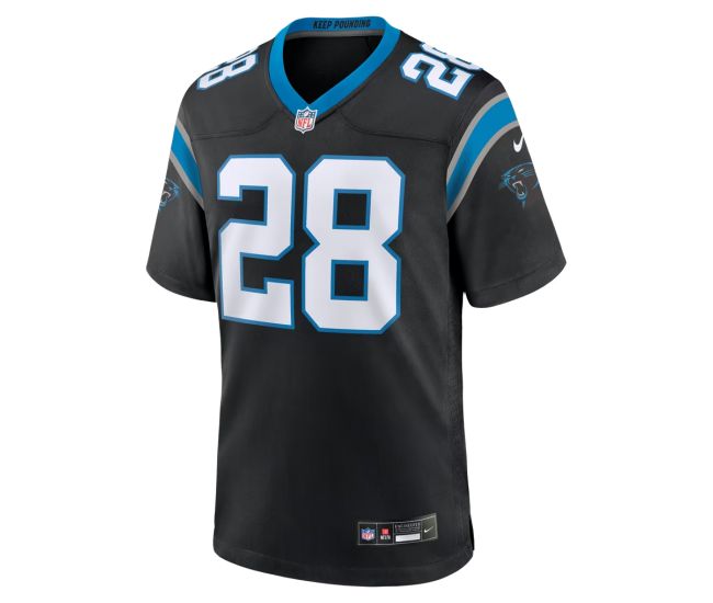 AJ Dillon Carolina Panthers Nike Team Game Jersey Black