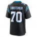 Brady Christensen Carolina Panthers Nike Team Game Jersey Black
