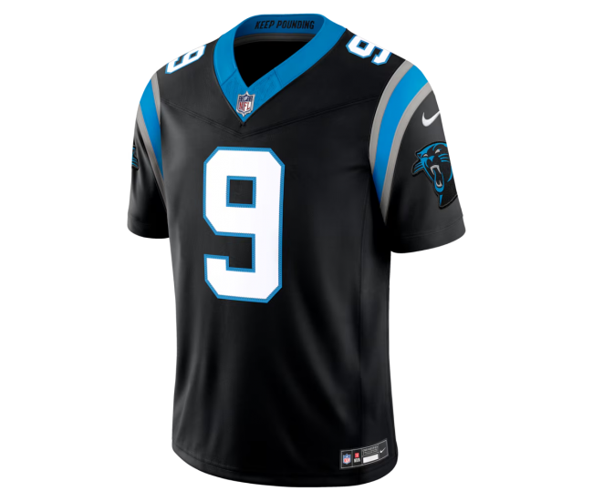 Bryce Young Carolina Panthers Nike Team Vapor F.U.S.E. Stitched Limited Jersey Black