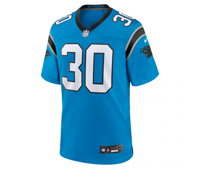 Chuba Hubbard Carolina Panthers Nike Alternate Game Jersey Blue