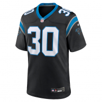 Chuba Hubbard Carolina Panthers Nike Team Game Jersey Black
