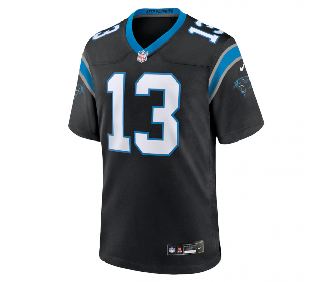 Hunter Renfrow Carolina Panthers Nike Team Game Jersey Black