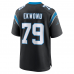 Ikem Ekwonu Carolina Panthers Nike Game Jersey Black