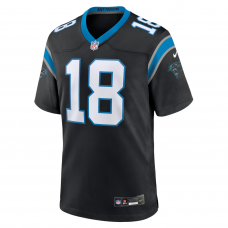 Jalen Coker Carolina Panthers Nike Team Game Jersey Black Jalen Coker Carolina Panthers Nike Team Game Jersey Black