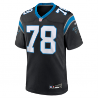 Popo Aumavae Carolina Panthers Nike Team Game Jersey Black