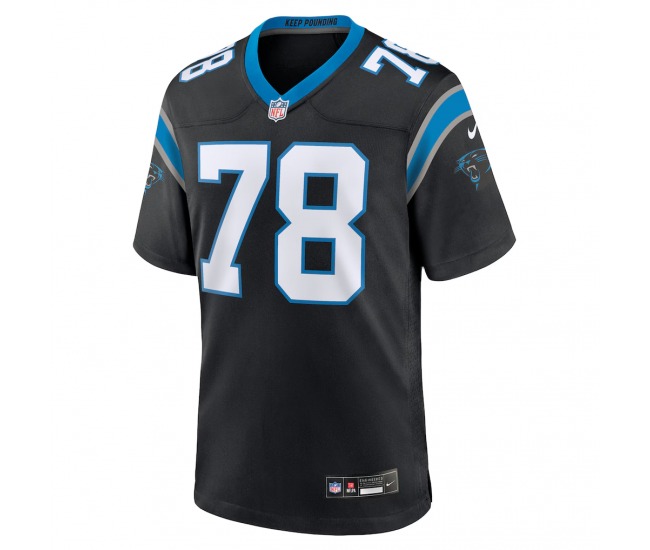 Popo Aumavae Carolina Panthers Nike Team Game Jersey Black