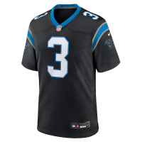 Princely Umanmielen Carolina Panthers Nike Team Game Jersey Black