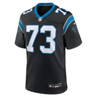Rashard Lawrence Carolina Panthers Nike Game Jersey Black