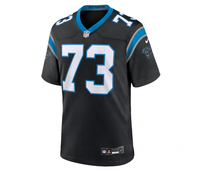 Rashard Lawrence Carolina Panthers Nike Game Jersey Black