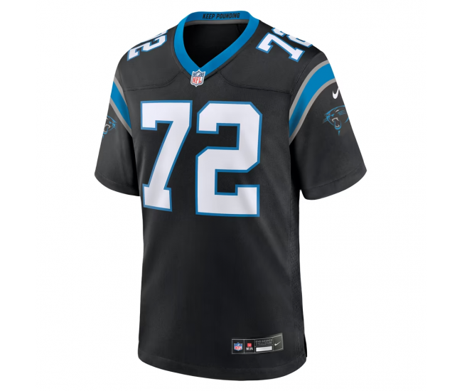 Taylor Moton Carolina Panthers Nike Team Game Jersey Black