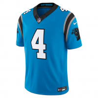 Tetairoa McMillan Carolina Panthers Nike Alternate Vapor F.U.S.E. Stitched Limited Jersey Blue