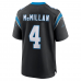 Tetairoa McMillan Carolina Panthers Nike Team Game Jersey Black