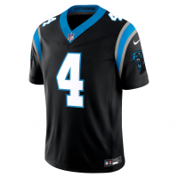 Tetairoa McMillan Carolina Panthers Nike Team Vapor F.U.S.E. Stitched Limited Jersey Black