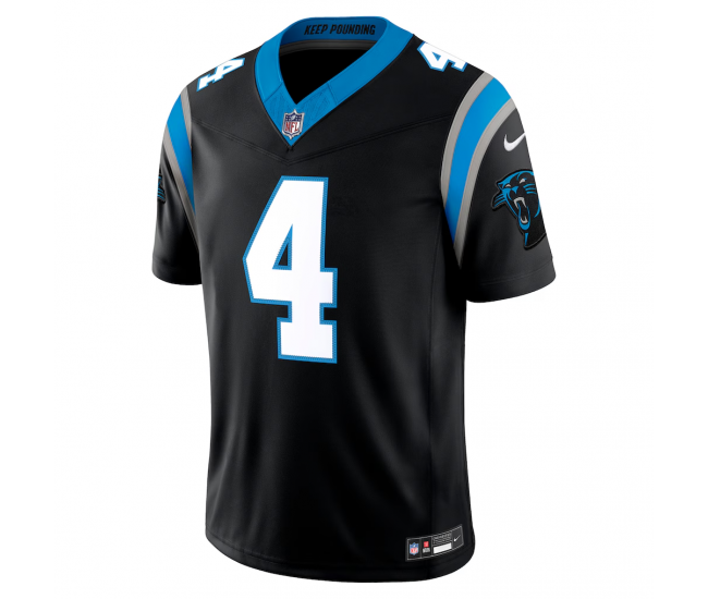 Tetairoa McMillan Carolina Panthers Nike Team Vapor F.U.S.E. Stitched Limited Jersey Black